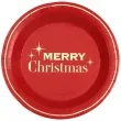 talerzyki papierowe merry christmas czerwony santex 22 cm 10 szt