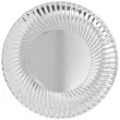 talerzyki papierowe metaliczne srebrne guirca 24 cm
