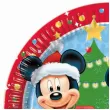 talerzyki papierowe mickey christmas 23 cm 8 szt