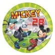 talerzyki papierowe mickey goal 23 cm 8 szt