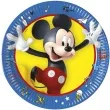 talerzyki papierowe mickey pals at play disney procos 20 cm 8 szt