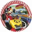 talerzyki papierowe mickey roadster racers 23 cm 8 szt
