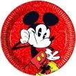 talerzyki papierowe mickey super cool procos 23 cm 8 szt