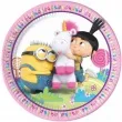talerzyki papierowe minionki jednorozec fluffy procos 23 cm 8 szt