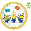 talerzyki papierowe minionki the rise of gru procos 23 cm 8 szt