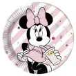 talerzyki papierowe minnie party gem procos 23 cm 8 szt
