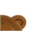 talerzyki papierowe misiek urodziny brazowy partydeco 21 cm 6 szt