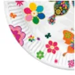talerzyki papierowe motyle kwiaty mix maki 18 cm 8 szt