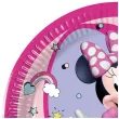 talerzyki papierowe myszka minnie rozowy procos 20 cm 8 szt