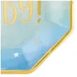 talerzyki papierowe oh baby blekitne amscan 27 cm 8 szt
