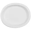 talerzyki papierowe oval classic biale 30 cm 8 szt