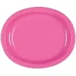 talerzyki papierowe oval classic rozowe 30 cm 8 szt