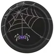 talerzyki papierowe pajak i pajeczyna 18 cm 8 szt