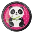 talerzyki papierowe panda creative converting 18 cm 8 szt