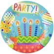 talerzyki papierowe party 18 cm 6 szt