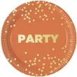 talerzyki papierowe party hot stamp procos 23 cm 8 szt