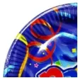 talerzyki papierowe party serpentyny procos 23 cm 8 szt