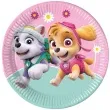 talerzyki papierowe paw patrol skye and everest procos 23 cm 8 szt