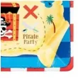 talerzyki papierowe pirates treasure 17 8 cm 8 szt