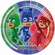 talerzyki papierowe pj masks procos 23 cm 8 szt