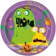 talerzyki papierowe potworki unique 18 cm 8 szt