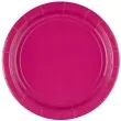 talerzyki papierowe premium amscan l fuksja 22 8 cm 8 szt