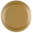 talerzyki papierowe premium amscan l zlote 22 8 cm 8 szt