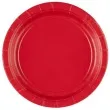 talerzyki papierowe premium amscan s czerwone 17 7 cm 8 szt