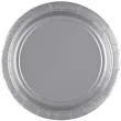 talerzyki papierowe premium amscan s jumbo pack srebrne 18 cm 20 szt