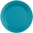talerzyki papierowe premium blekitne ciemne santex 17 5 cm 10 szt