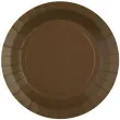 talerzyki papierowe premium brazowe ciemne santex 17 5 cm 10 szt