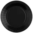 talerzyki papierowe premium czarne santex 17 5 cm 10 szt