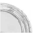 talerzyki papierowe premium srebrny partypal 18 cm 6 szt