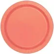 talerzyki papierowe premium unique koralowe 18 cm 20 szt