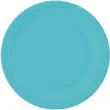 talerzyki papierowe premium unique niebieski morski 23 cm 16 szt