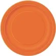 talerzyki papierowe premium unique pomaranczowe 23 cm 16 szt