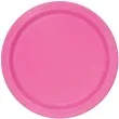 talerzyki papierowe premium unique rozowe 18 cm 8 szt