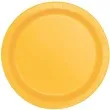talerzyki papierowe premium unique zolte 18 cm 8 szt