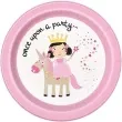 talerzyki papierowe princess unicorn unique 23 cm 8 szt