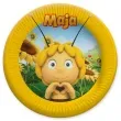 talerzyki papierowe pszczolka maja zolty party factory 23 cm 10 szt