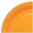talerzyki papierowe pumpkin pomaranczowy amscan 23 cm 8 szt