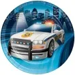talerzyki papierowe radiowoz police party creativeconverting 18 cm 8 szt