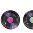 talerzyki papierowe retro disco plyta magnetofonowa partypal 18 cm 6 szt