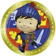 talerzyki papierowe rycerz mike amscan 23 cm 8 szt
