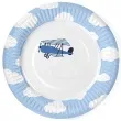 talerzyki papierowe samolocik 18 cm 6 szt
