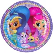 talerzyki papierowe shimmer shine 23 cm 8 szt