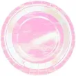 talerzyki papierowe shiny premium partydeco opalizujace 18 cm 6 szt