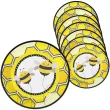 talerzyki papierowe sloneczne pszczolki 18 cm 6 szt