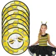 talerzyki papierowe sloneczne pszczolki 18 cm 6 szt