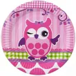 talerzyki papierowe sowka 23 cm 6 szt